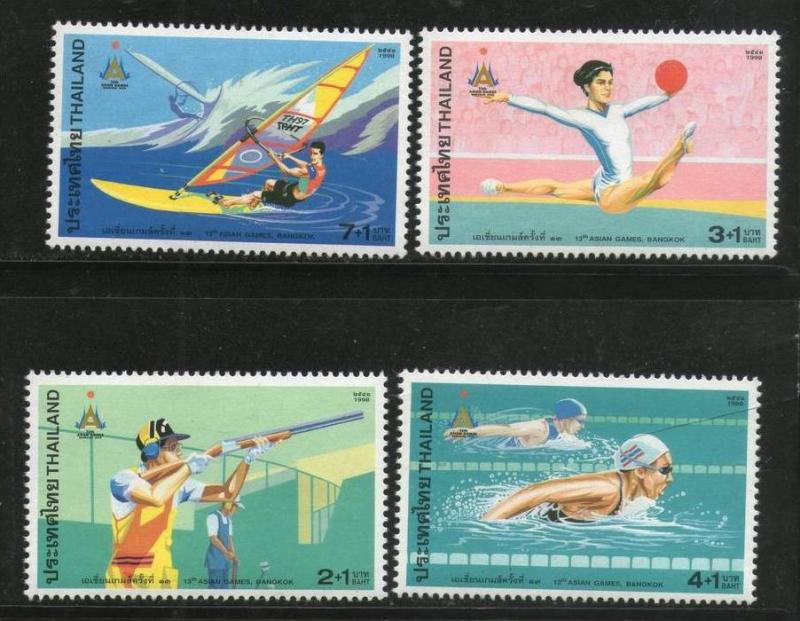 Thailand 1998 Asian Games Bangkok Shooting Swimming gymnastic Wind-Surfing Sc...