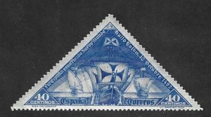 SPAIN Scott #428 Mint 40c Santa Maria, Nina & Pinta 2019 CV $4.50