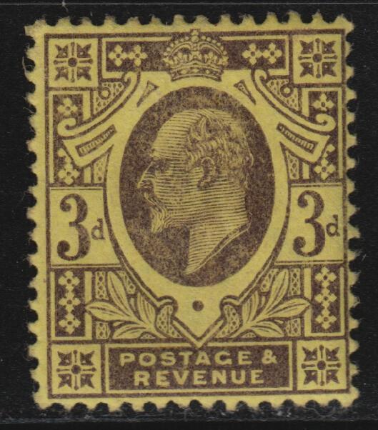 GB 1902-13 EDVII 3d MH OG HR Nice Deep Color CV $27.50+