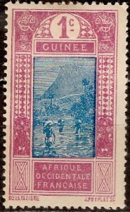 French Guinea; 1913: Sc. # 63: Mint Gumless Single Stamp