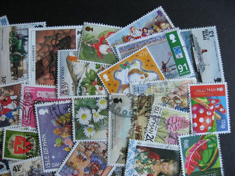 Isle of Man collection 55 different used, up to 2016 era, check them out!