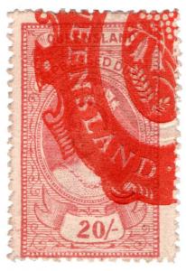 (I.B) Australia - Queensland Revenue : Impressed Duty 20/-