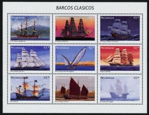 Nicaragua 2149-50 MNH Sailing Ships