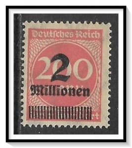 Germany #269 Numeral Surcharged MNH