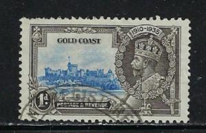 Gold Coast 108 Used 1935 Issue