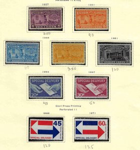 E15-E23 Mint,OG,NH... SCV $11.55