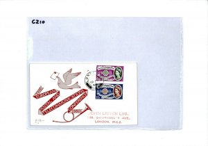 GB Illustrated Cover *European Postal and Telecommunications* 1960 CZ10