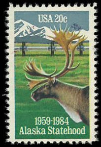 PCBstamps   US #2066  20c Alaska Statehood,MNH, (2)