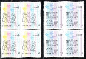 Finland Sc# 707-708 MNH Block/4 1985 Europa