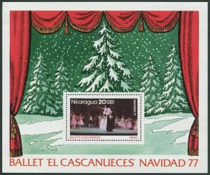 Nicaragua C931,MNH.Michel Bl.102. Christmas 1977.Nutcracker Suite,Finale. 