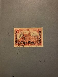 Stamps German Offices in Morocco Scott #16D used