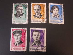 Russia 1966 Sc 3202-06 set FU