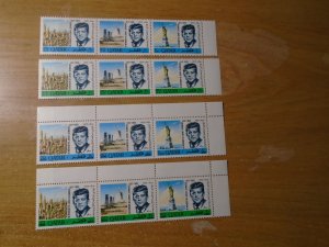 Qatar  #  102-02A / 119-19A  MNH  J F Kennedy