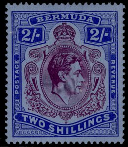 BERMUDA GVI SG116a, 2s dp reddish purple & ultram/grey-blue, VLH MINT. Cat £350.