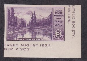 United States # 770a, National Parks,  Imperf,   Hinged
