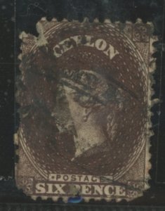 Ceylon #20A Used Single (Queen)