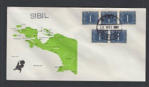 Netherlands New Guinea cover postmark SIBIL 1961 (#1)