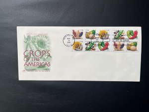 US 2006 Scott 4013-4017 American Crops Convertible booklet FDC