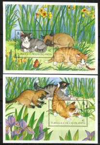 Turks & Caicos Stamp 1151-1152  - Cats