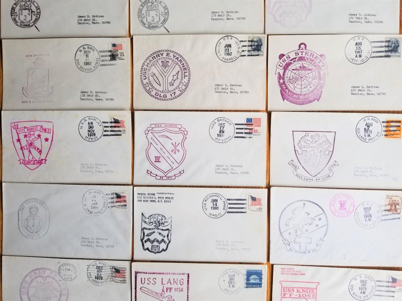 68 Naval Ship Covers