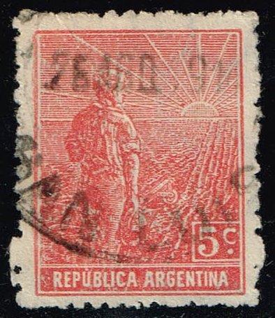 Argentina #194 Farmer and Rising Sun; Used (0.30) (3Stars)