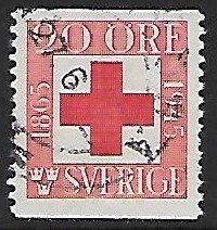 Sweden # 358 - Red Cross - used.....{KR3}