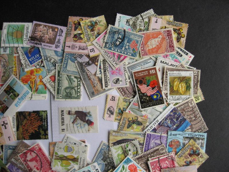 Hoard breakup mixture 150 MALAYA/MALAYSIA Duplicates & mixed condition