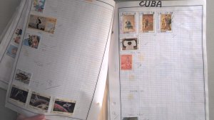 CUBA COLLECTION ON STOCK SHEET, MINT/USED