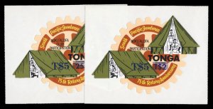 Tonga #502-503 Cat$35, 1982 Rotary, set of two