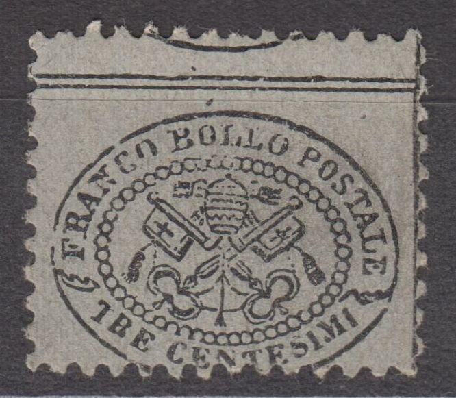 Italy Roman States Scott 20 1868 Reprint