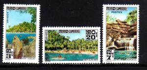 CAMBODIA #123-125  1963  TURSAY LAKE  MINT  VF LH  O.G