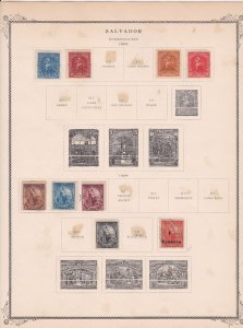 salvador stamps page ref 17196