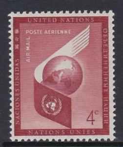 C5 United Nations 1957 Airmail MNH