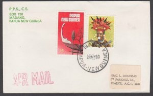 PAPUA NEW GUINEA 1980 cover ex BANZ.........................................M309