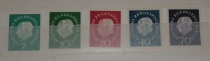 Berlin set Theodor Heuss 1959 MNH complete