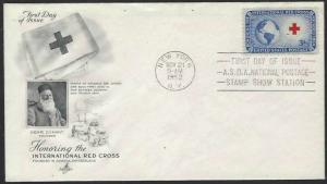 USA #1016 First Day Cover Unaddressed