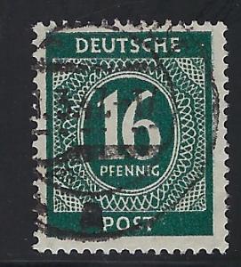 Germany AM Post Scott # 542, used