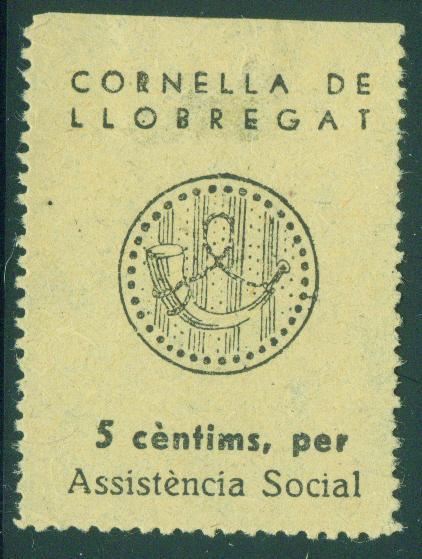 SPAIN Civil War Republic Cornella de LLobregat GG 413