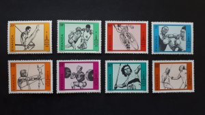 Rwanda 1980 Olympic Games - Moscow, USSR ** MNH Full set Mi 1042-1049