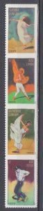 (F) USA #4698-4701 Innovative Choreographers  Strip of 4 Forever  Stamps MNH
