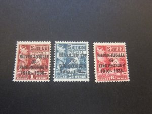 Samoa 1935 Sc 163-65 set MH