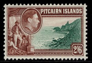 PITCAIRN ISLANDS GVI SG8, 2s 6d green & brown, M MINT. Cat £17.