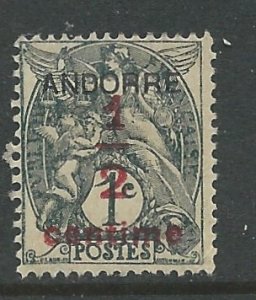 Andorra-French # P1  Overprint 1931    (1) VF Unused