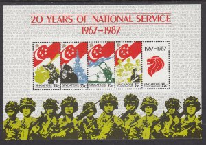 Singapore 507 Souvenir Sheet MNH VF