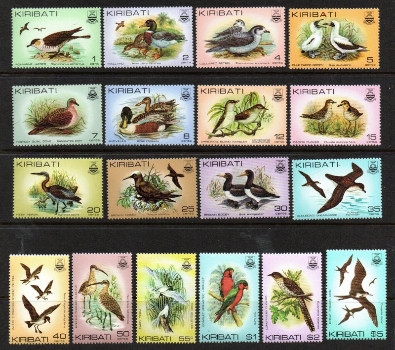 Kiribati Sc #384-399 MNH