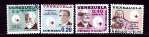 Venezuela 845-46 and C840-41 Used 1963 set    (ap5868)