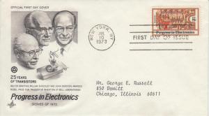 1973 8c Progress Electronics (Scott 1501) PCS Artcraft FDC