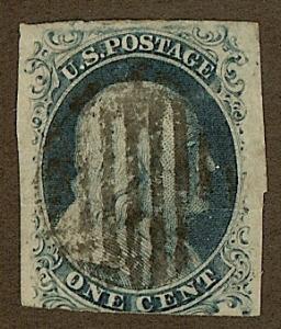 Scott #9 Used w/Weiss Cert