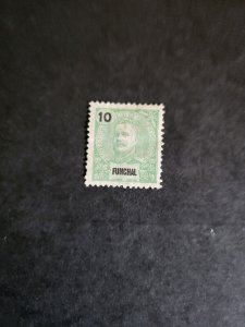 Stamps Funchal Scott #15 hinged