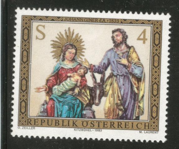 Austria Scott 1260 MNH** 1983 Christmas ART stamp